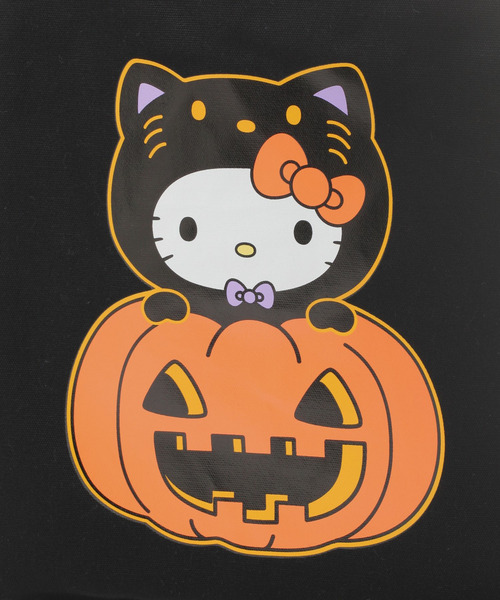 【ハロウィン】キティかぼちゃトートバッグ 詳細画像