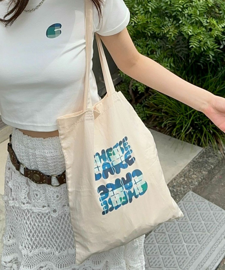 【Cafeコラボ】トートバッグ 詳細画像 オフホワイト05 1