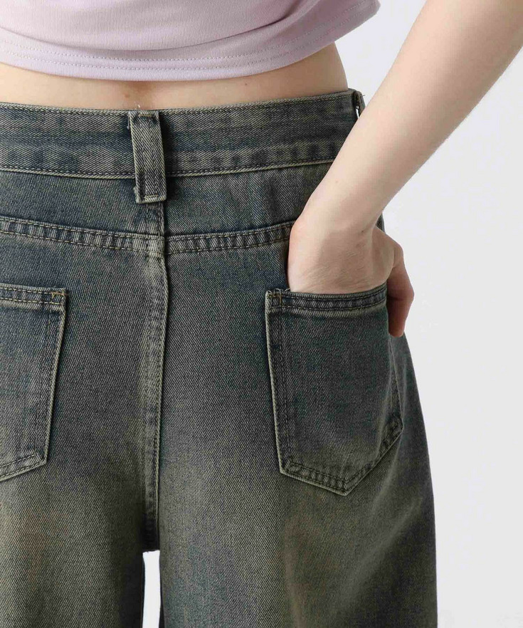 ヴィンテージ加工デニムパンツ 詳細画像 16