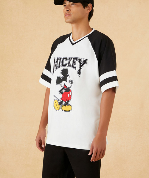 【Disney】【UNISEX】ベースボールTシャツ 詳細画像