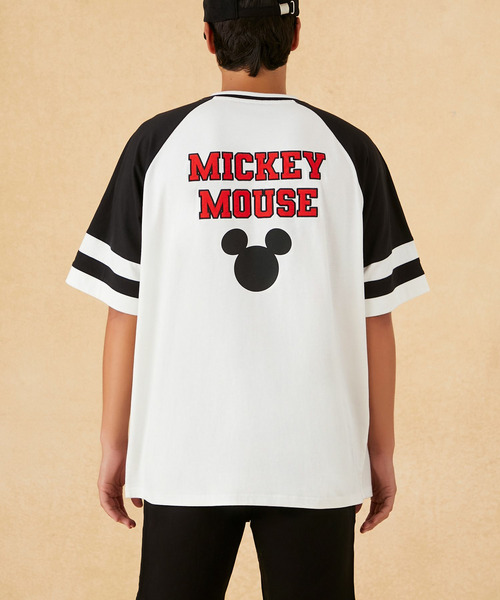 【Disney】【UNISEX】ベースボールTシャツ 詳細画像