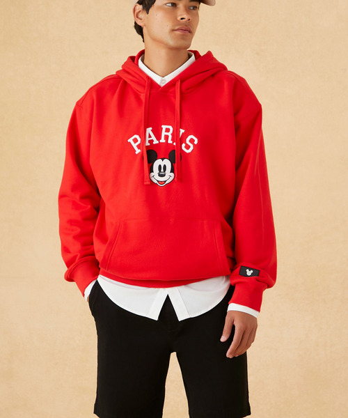 【Disney】【UNISEX】裏毛パーカー 詳細画像