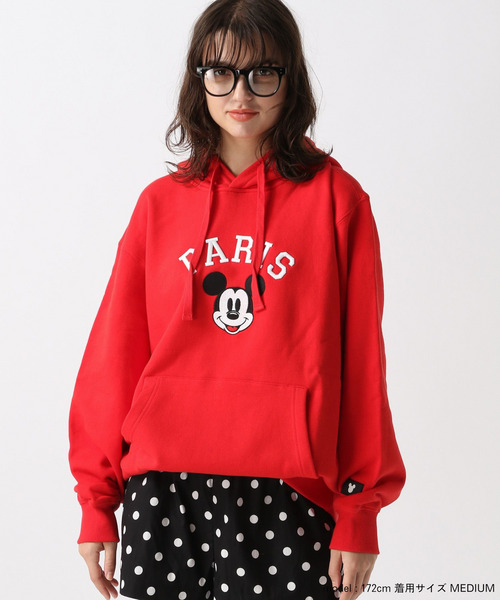 【Disney】【UNISEX】裏毛パーカー 詳細画像