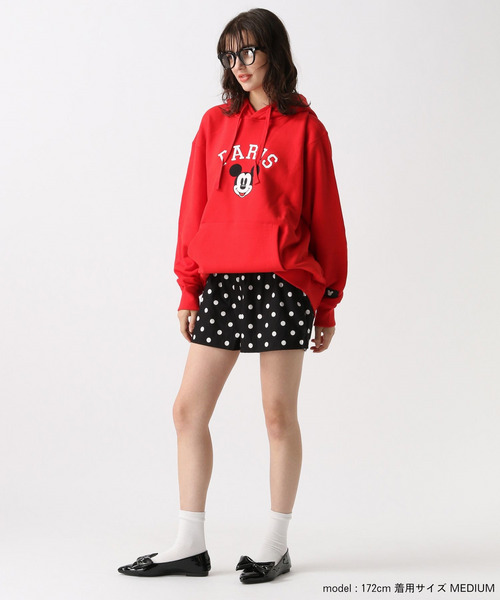 【Disney】【UNISEX】裏毛パーカー 詳細画像