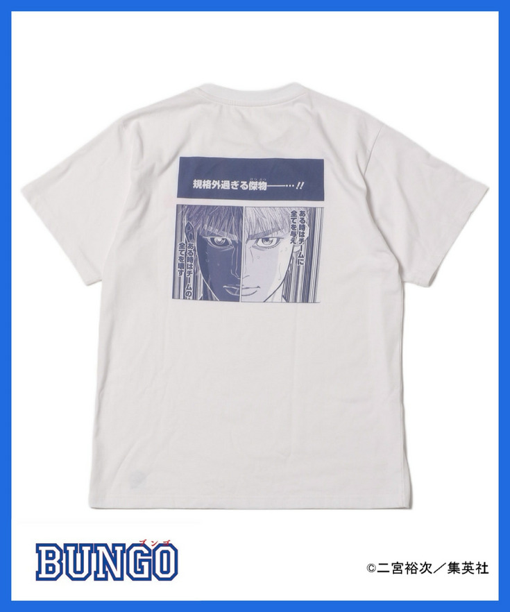 【ヤングジャンプ45周年】BUNGOTシャツ【UNISEX】 詳細画像 ホワイト01 1