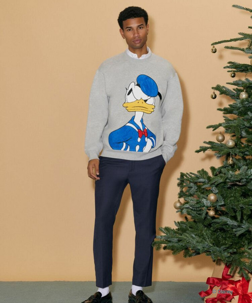 【Disney holiday 】【UNISEX】ドナルドプルオーバー 詳細画像