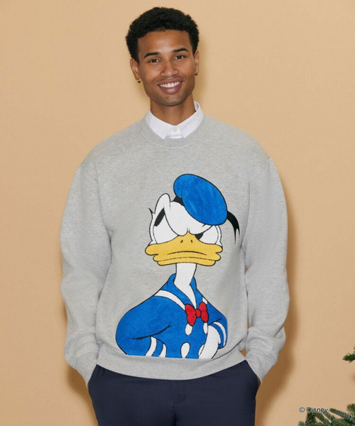 【Disney holiday 】【UNISEX】ドナルドプルオーバー 詳細画像