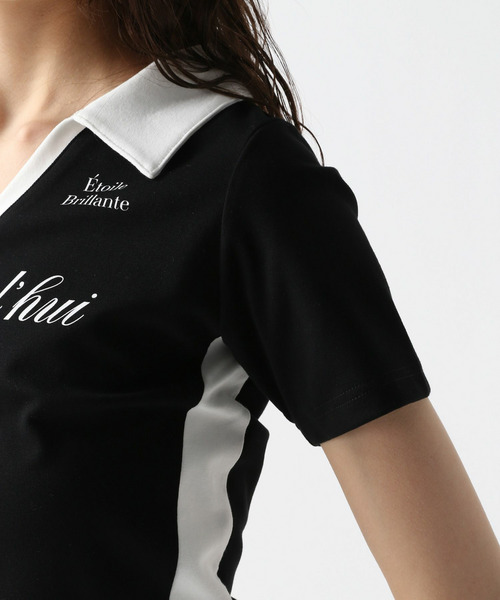 スキッパー配色Ｔシャツ 詳細画像