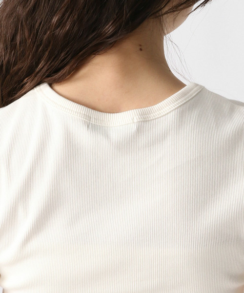 リブコンパクトＴシャツ 詳細画像