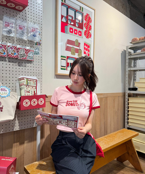 【Cafeコラボ】【PARK SIDE DONUTS】Tシャツ 詳細画像