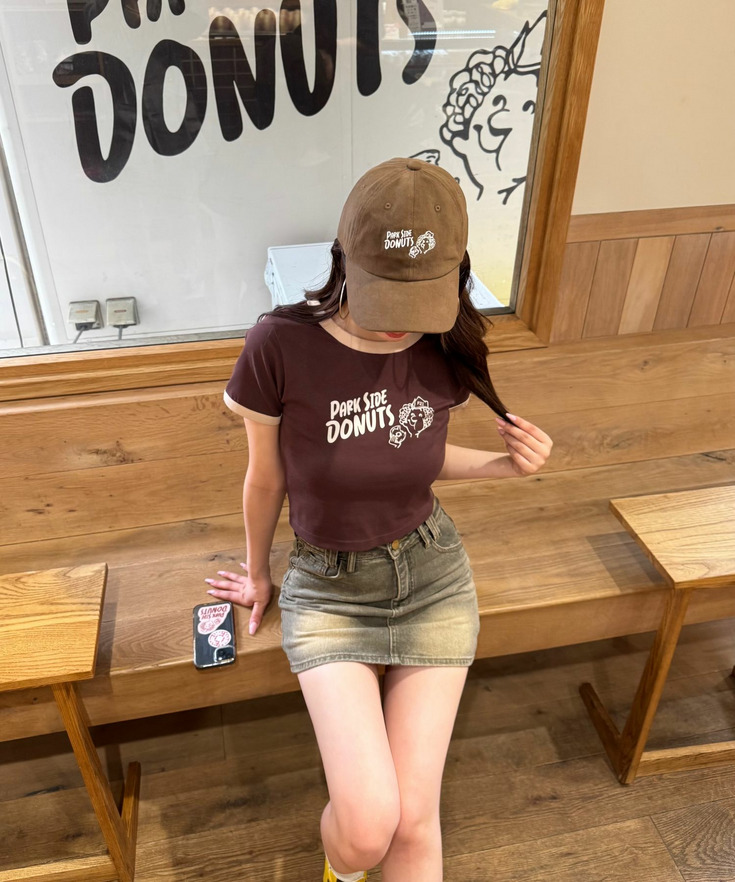 【Cafeコラボ】【PARK SIDE DONUTS】Tシャツ 詳細画像 3