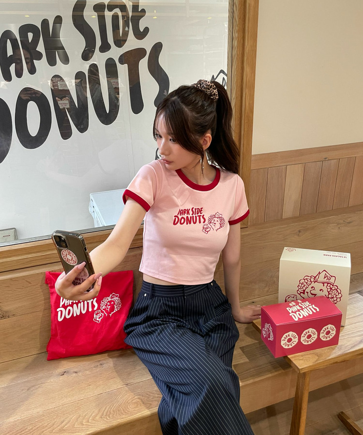 【Cafeコラボ】【PARK SIDE DONUTS】Tシャツ 詳細画像 5