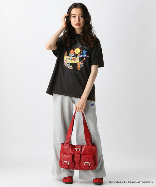 【パラッパラッパー】ピグメント加工グラフィックTシャツ 詳細画像