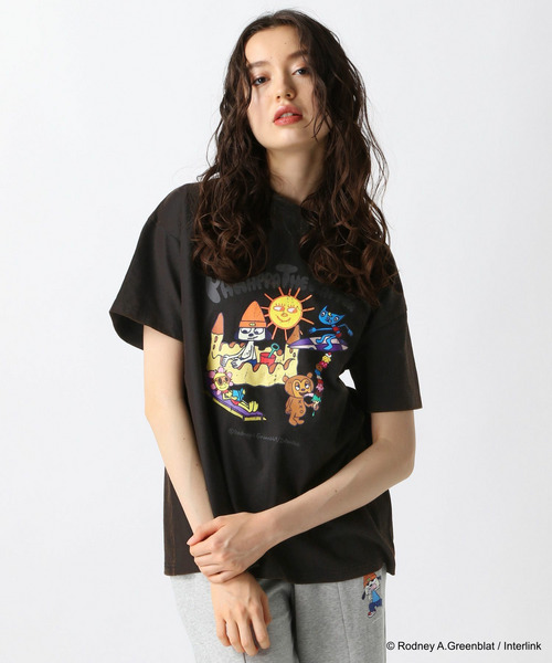 【パラッパラッパー】ピグメント加工グラフィックTシャツ 詳細画像