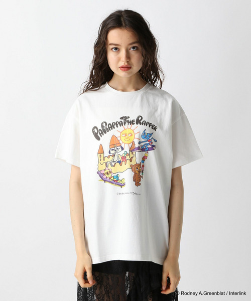 【パラッパラッパー】ピグメント加工グラフィックTシャツ 詳細画像