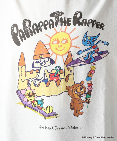 【パラッパラッパー】ピグメント加工グラフィックTシャツ 詳細画像