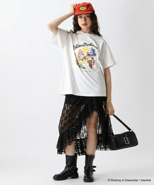 【パラッパラッパー】ピグメント加工グラフィックTシャツ 詳細画像