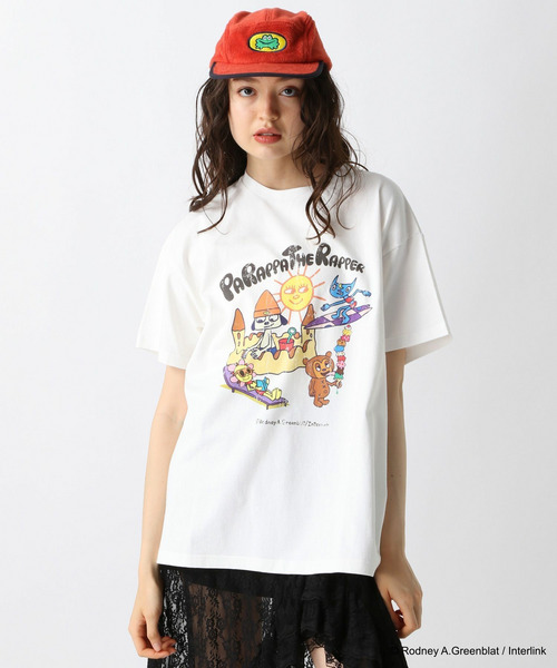 【パラッパラッパー】ピグメント加工グラフィックTシャツ 詳細画像