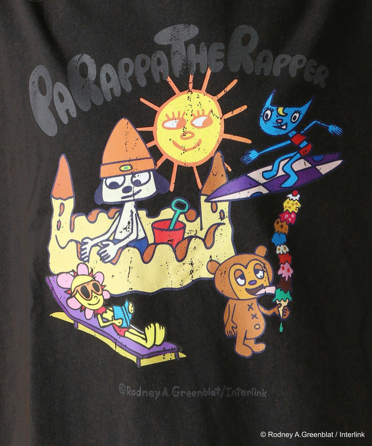 【パラッパラッパー】ピグメント加工グラフィックTシャツ 詳細画像 26